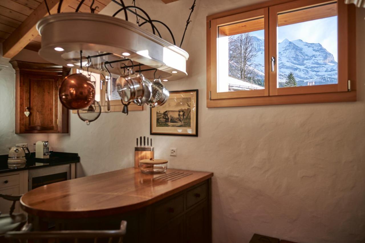 Chalet Bärgsunna Penthouse Wengen Exterior foto