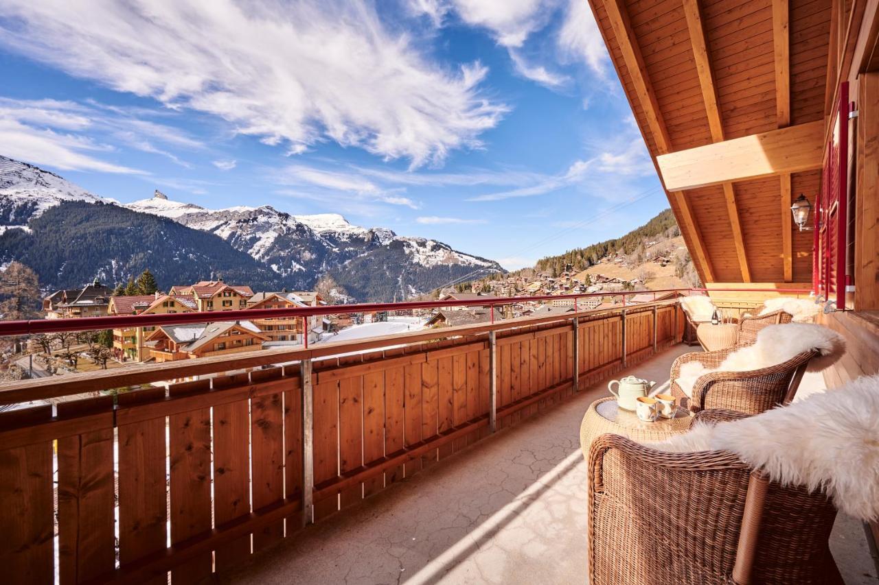 Chalet Bärgsunna Penthouse Wengen Exterior foto