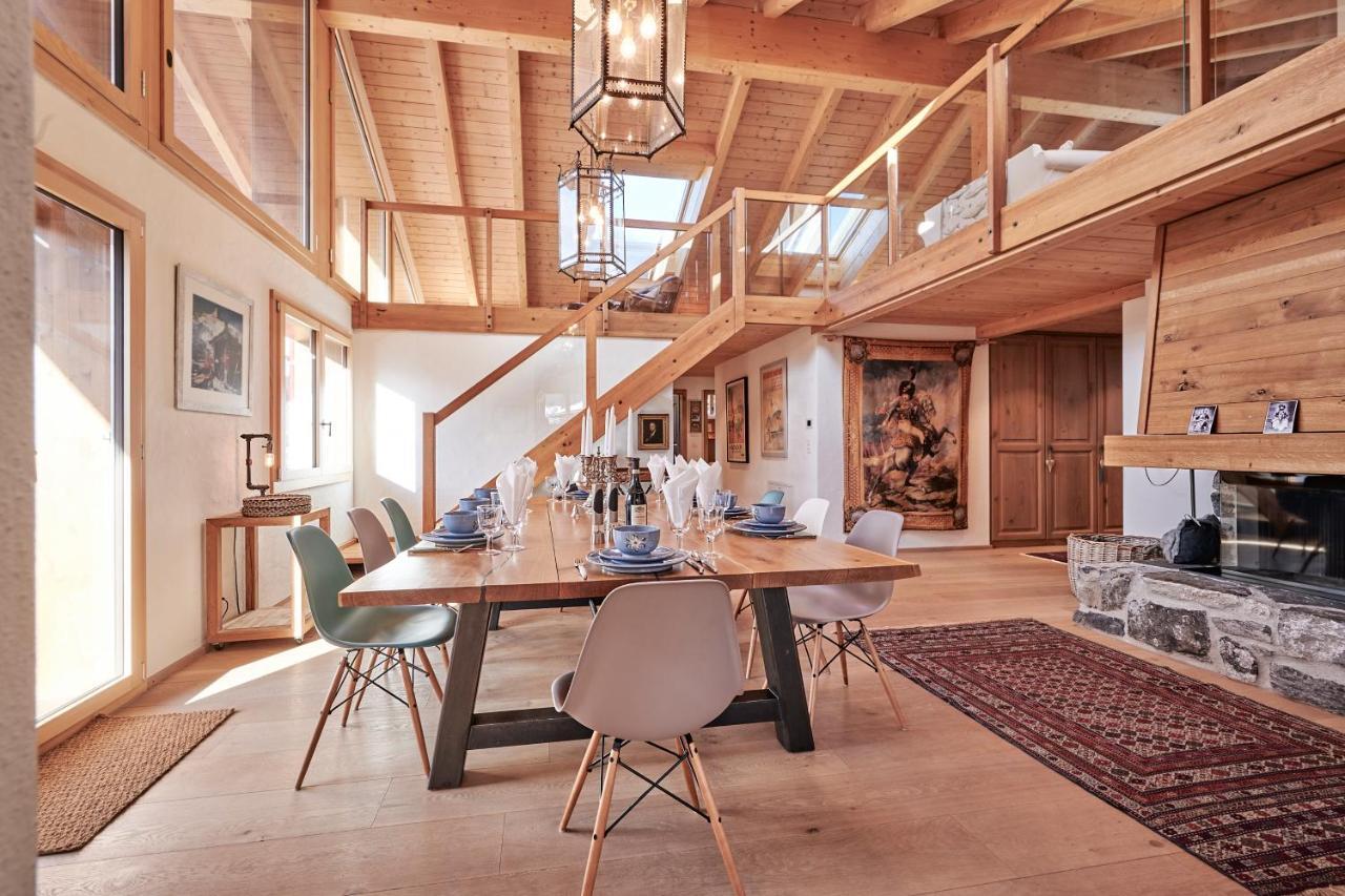 Chalet Bärgsunna Penthouse Wengen Exterior foto