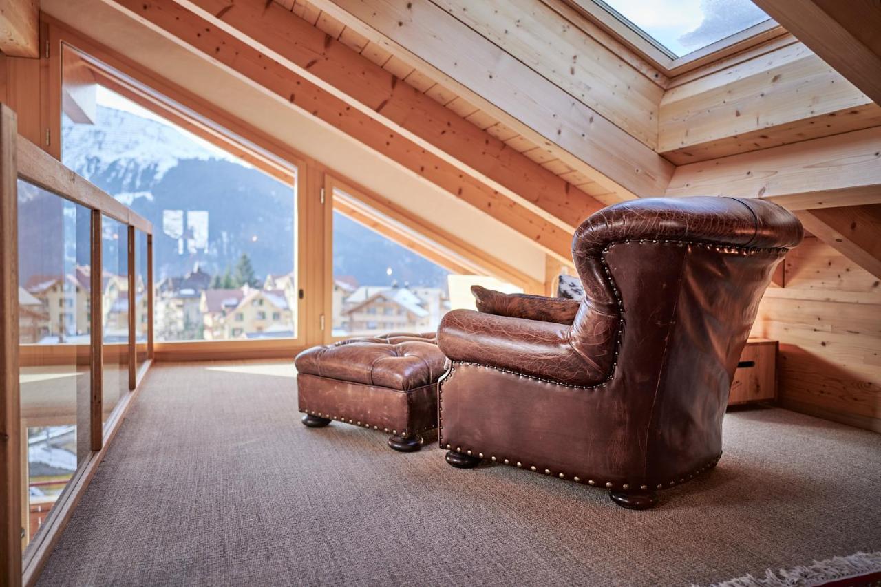 Chalet Bärgsunna Penthouse Wengen Exterior foto