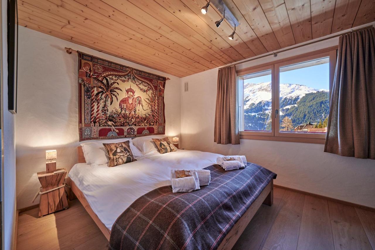 Chalet Bärgsunna Penthouse Wengen Exterior foto